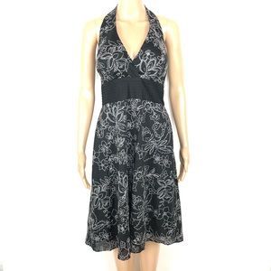 White House Black Market black halter dress